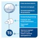 Бумага туалетная 207 м, Tellus/TORK (Система T8) SmartOne, ADVANCED, КОМПЛЕКТ 8 рулонов, 2-слойная, 472272