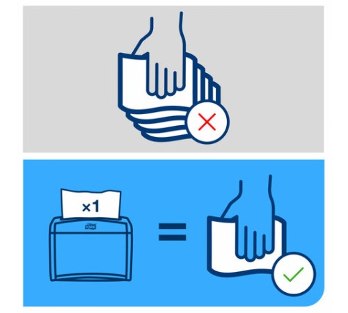 Салфетки Tellus/TORK (Система N4) Xpressnap Universal, 2-слойные, КОМПЛЕКТ 20 шт., 200 шт., белые, 10844