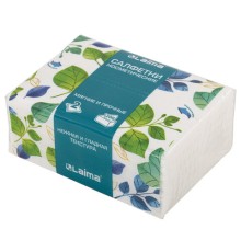 Салфетки косметические 200 шт. в упаковке, 2 слоя, 13,5х19 см, LAIMA PREMIUM UNIT PACK, 116357