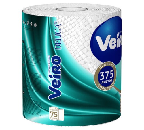 Полотенце бумажное 75 м, VEIRO 