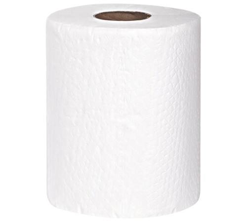 Полотенца бумажные спайка 2 рулона по 80 метров, LAIMA МЕГА РУЛОН, 2 слоя, 20х25 см, 100% целлюлоза, 116377