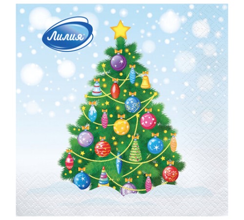 Салфетки бумажные 20 шт., 33х33 см, 