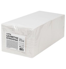 Салфетки бумажные 3-х слойные, 33x33 см, 200 штук в упаковке, 1/4 сложение, LAIMA, белые, 116659