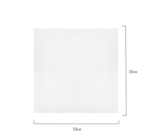 Салфетки бумажные 3-х слойные, 33x33 см, 200 штук в упаковке, 1/4 сложение, LAIMA, белые, 116659