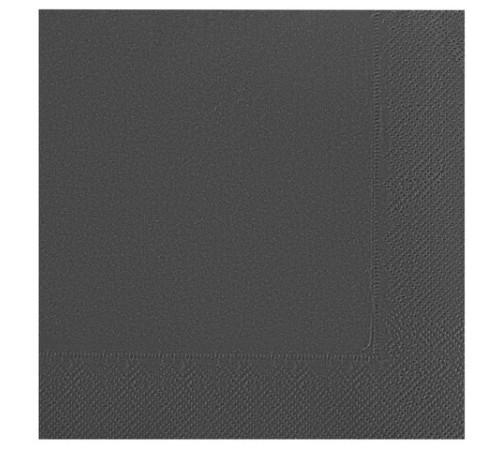 Салфетки бумажные 2-х слойные, 33x33 см, 200 штук в упаковке, 1/4 сложение, LAIMA, черные, 116660