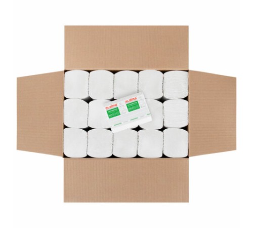 Салфетки бумажные для диспенсера системы N4 КОМПЛЕКТ 15 пачек х 220 шт., LAIMA ADVANCED, 21х16,2 см, 2-слойные, 116662