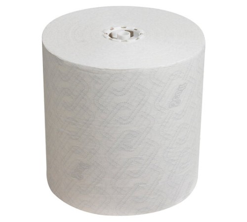 Полотенца бумажные рулонные KIMBERLY-CLARK Scott, КОМПЛЕКТ 6 шт., 350 м, белые, 6691