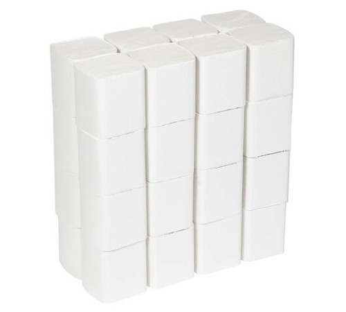 Бумага туалетная листовая KIMBERLY-CLARK Hostess КОМПЛЕКТ 32 шт., 250 листов, 18,6х11 см, 2-слойная, 8035