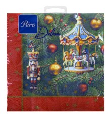 Салфетки бумажные 20 шт., 33х33 см, 