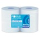 Бумага протирочная FOCUS (W1) Jumbo, 2 слоя, КОМПЛЕКТ 2 рулона, 350 м, 1000 листов, лист 24х35, 5079731