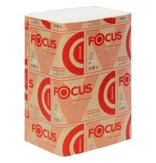 Салфетки 200 шт., FOCUS (Система N4) Premium, 2-слойные, КОМПЛЕКТ 15 шт., 23х16,8 см, V-сложение, белые, 5083738