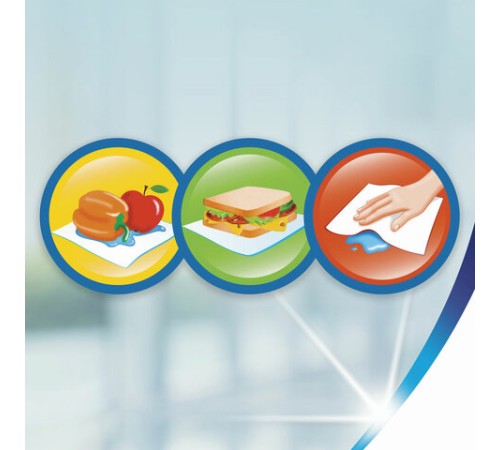 Полотенца бумажные бытовые 2-х слойные, 2 рулона (2х14 м), белые, ZEWA, 144001