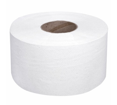 Бумага туалетная ЛЮБАША (Система T2) 1-слойная 12 рулонов по 200 метров, отбеленная, 124546, 124546 (МП-40)