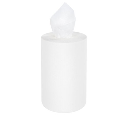 Полотенца бумажные с центральной вытяжкой 165 м, LAIMA (M1/M2) ADVANCED, 1-слойные, белые, КОМПЛЕКТ 6 рулонов, 126098