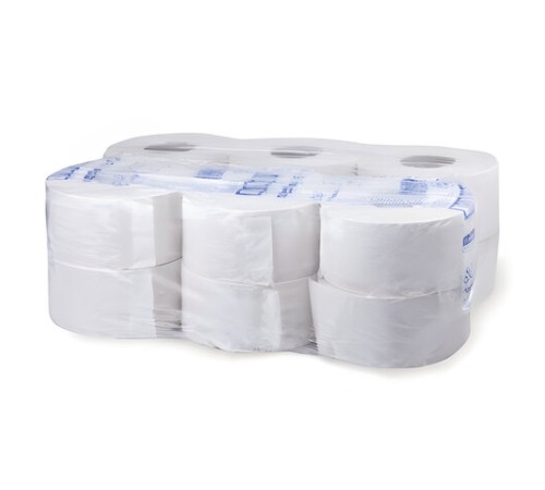 Бумага туалетная 200 м, KIMBERLY-CLARK Scott, КОМПЛЕКТ 12 шт., Performance Jumbo, 2-слойная, белая, артикул 8512