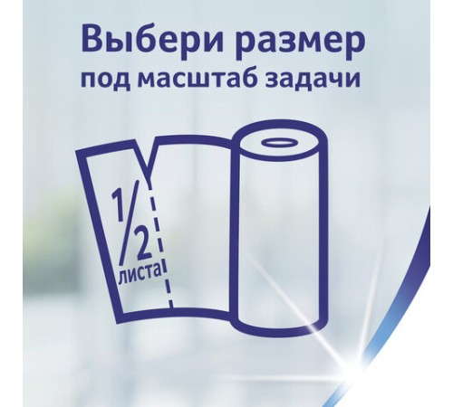 Полотенца бумажные бытовые 2-х слойные, 4 рулона (4х14 м), белые, ZEWA, 144099