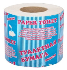 Бумага туалетная бытовая, 30 м, на втулке (эконом), М-2