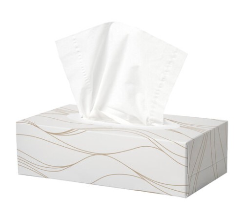 Салфетки косметические 100 штук в картонном боксе, 2-слойные, Tellus/TORK Premium (Система F1), 120380