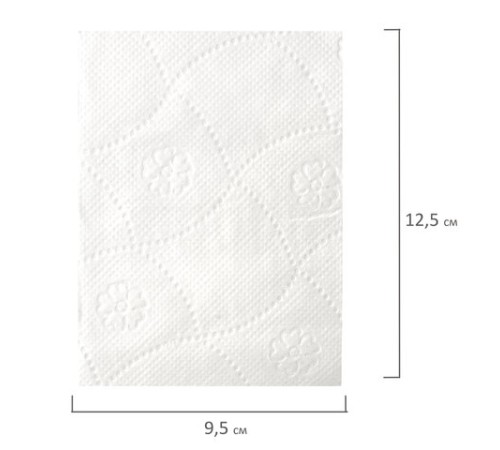 Бумага туалетная бытовая, спайка 8 шт., 2-х слойная, (8х19 м), LAIMA, белая, 126905