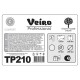 Бумага туалетная 215 м, VEIRO (Система T8), КОМПЛЕКТ 6 шт., с центральной вытяжкой, Comfort, 2-слойная, TP210