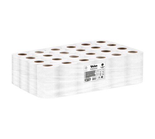 Бумага туалетная 25 м, VEIRO Professional (Система T4), КОМПЛЕКТ 48 шт., Comfort, 2-слойная, T207