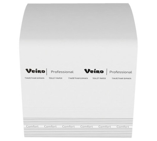 Бумага туалетная VEIRO (Система T3), КОМПЛЕКТ 30 шт., Comfort, листовая, 250 листов, 21х10,8 см, 2-слойная, TV201