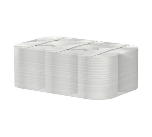 Полотенца бумажные рулонные 180 м, VEIRO (Система H1) BASIC, 1-слойные, цвет натуральный, КОМПЛЕКТ 6 рулонов, K101