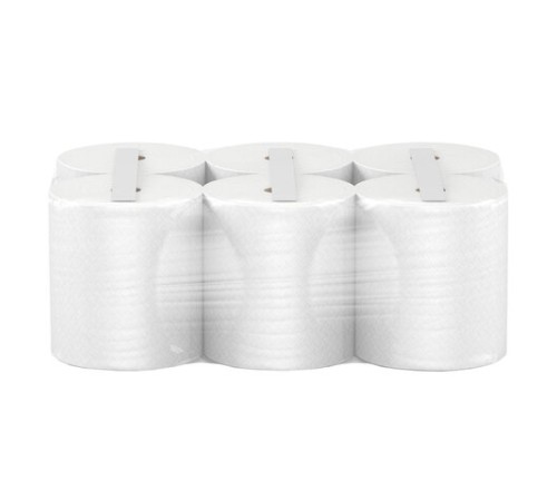 Полотенца бумажные рулонные 150 м, VEIRO (Система H1) COMFORT, 2-слойные, белые, КОМПЛЕКТ 6 рулонов, K203