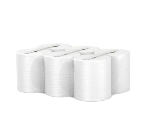 Полотенца бумажные рулонные 150 м, VEIRO (Система H1) COMFORT, 2-слойные, белые, КОМПЛЕКТ 6 рулонов, K203