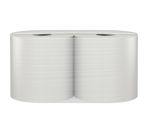 Полотенца бумажные с центральной вытяжкой 300 м, VEIRO (Система M2) BASIC, 1-слойные, цвет натуральный, КОМПЛЕКТ 6 рулонов, KP105