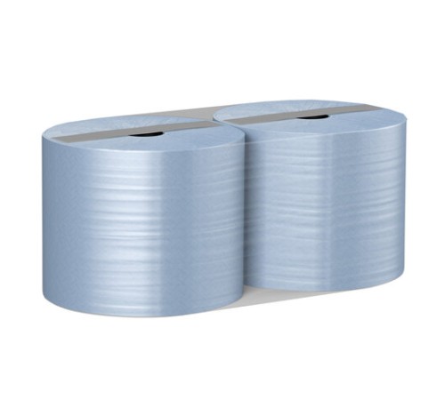 Бумага протирочная VEIRO (Система W1), КОМПЛЕКТ 2 шт., 1000 листов в рулоне, 24х35 см, 2-слойная, Comfort, W201