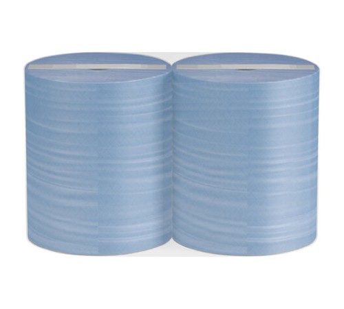 Бумага протирочная VEIRO (Система W1), КОМПЛЕКТ 2 шт., 1000 листов в рулоне, 33х35 см, 2-слойная, Comfort, W202