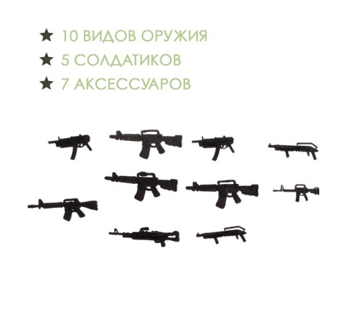 Набор солдатиков «Блокпост»