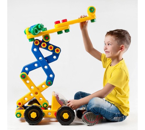 Конструктор пластиковый «К звёздам», 5 в 1, 190 деталей