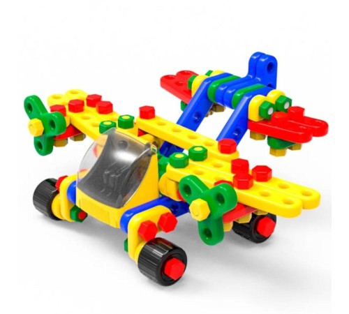 Конструктор пластиковый «На взлёт», 5 в 1, 196 деталей