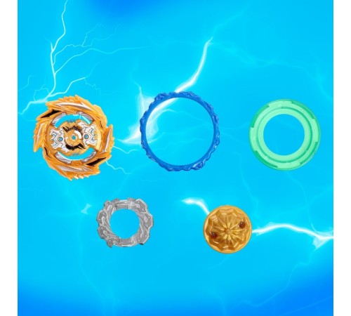 Волчки «Битва», набор 2 шт., с устройством запуска и ареной, цвет МИКС