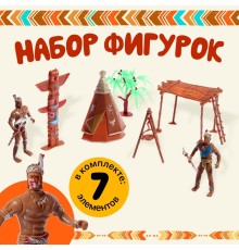Набор фигурок «Дикий запад», 7 элементов