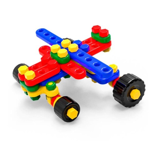 Конструктор пластиковый «На взлёт», 5 в 1, 196 деталей