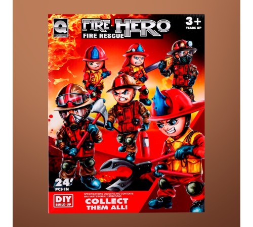 Фигурка - игрушка для мальчика «Пожарный», МИКС