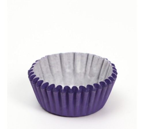Форма для выпечки кексов бумажная UPAK LAND, 3.5×2 см, одноразовая, фиолетовая
