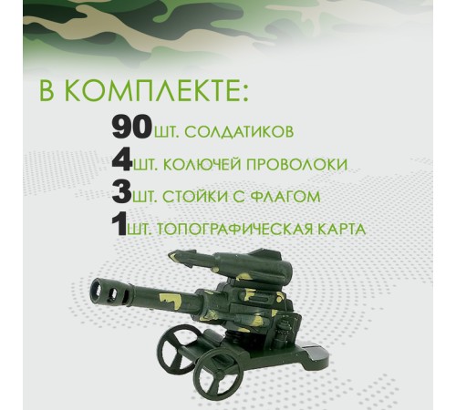 Набор солдатиков «Военный»