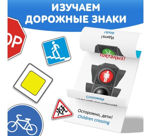 Книга по методике Г. Домана «Дорожные знаки», на казахском языке