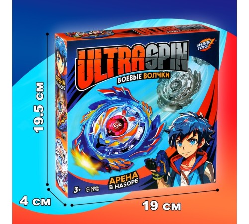 Боевой волчок «Ураган», с ареной и запуском