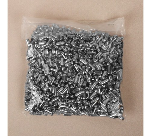 Застёжка для цепочки с шариками, d=4 мм, цвет серебряный