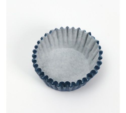 Форма для выпечки кексов бумажная UPAK LAND, 3.5×2 см, одноразовая, синяя