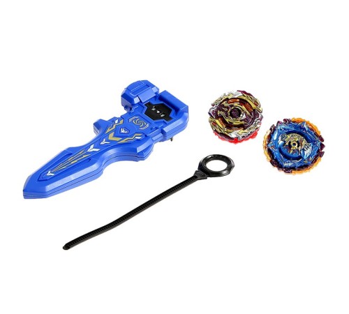 Боевой волчок ULTRA SPIN, волчок, устройство для запуска с хватом, цвет МИКС