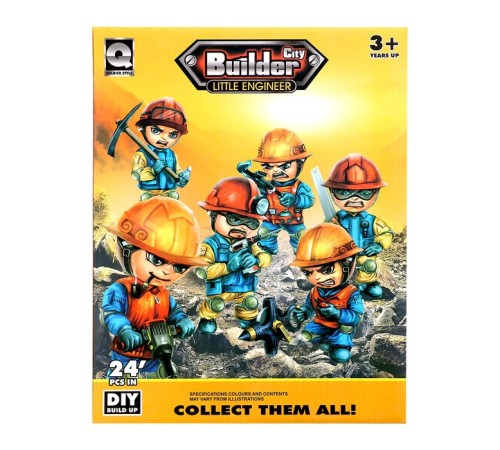 Фигурка - игрушка для мальчика «Строитель», МИКС