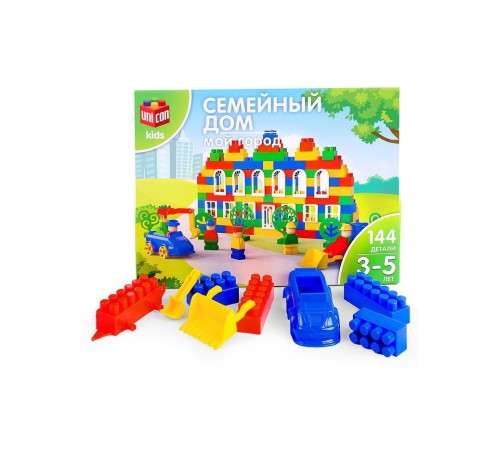 Конструктор «Мой город: Семейный дом», 144 детали
