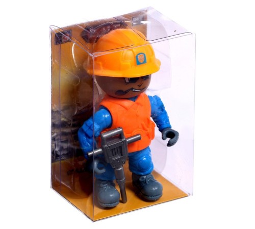 Фигурка - игрушка для мальчика «Строитель», МИКС