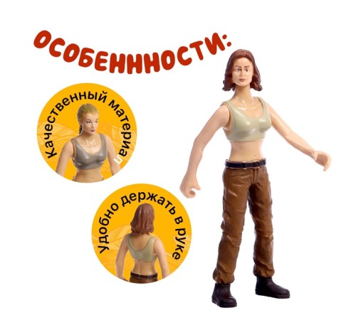 Набор фигурок «Юрский парк», 4 предмета в наборе, с динозавром, подвижные элементы, МИКС